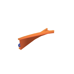 Track Narrow Straight Skew Right Side